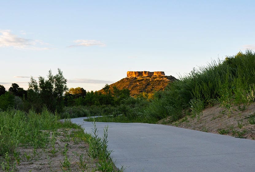 east plum creek trail castle rock near denver colorado