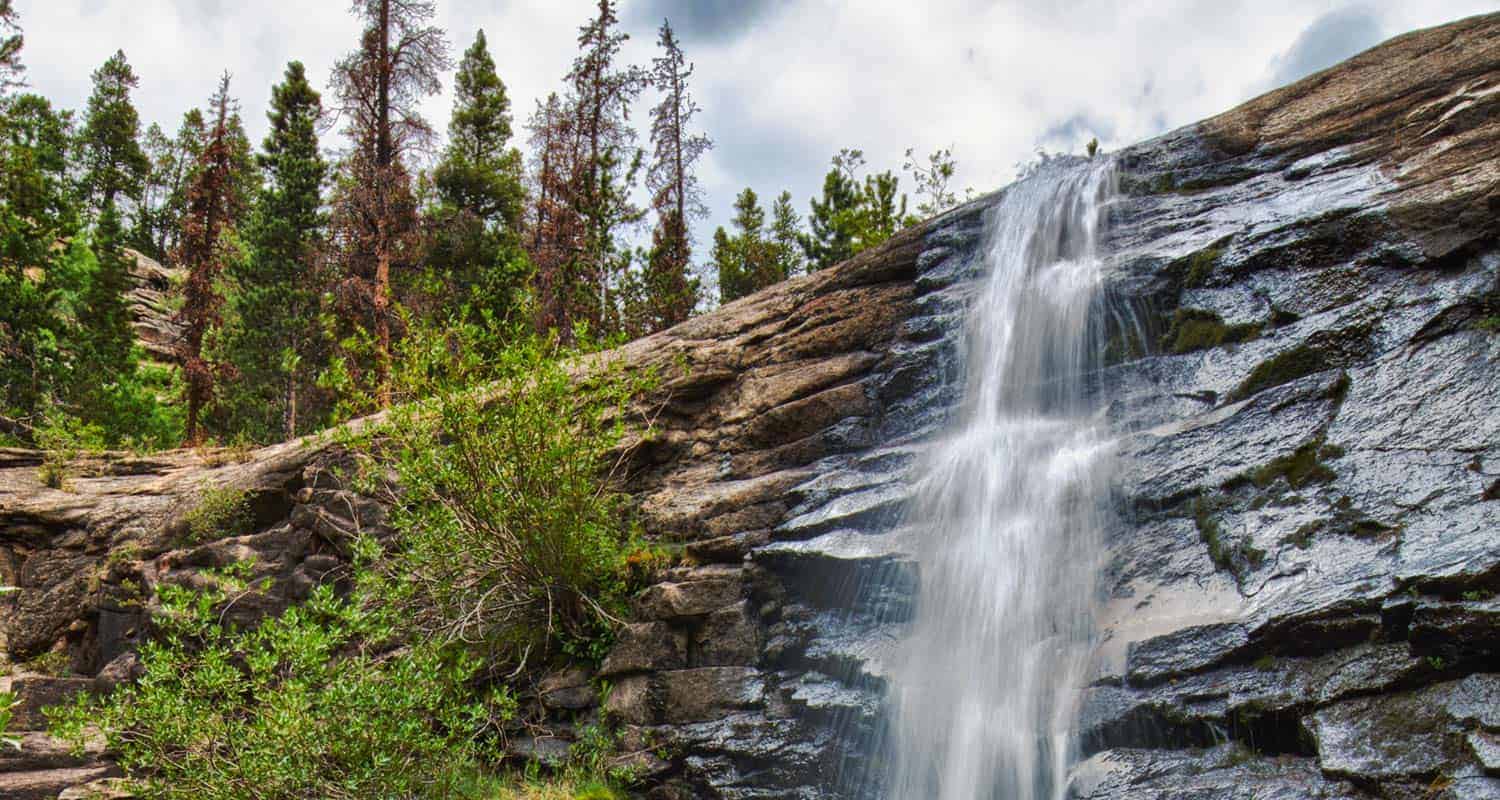 Bridal Veil Falls Hike In Rocky Mountain National Park