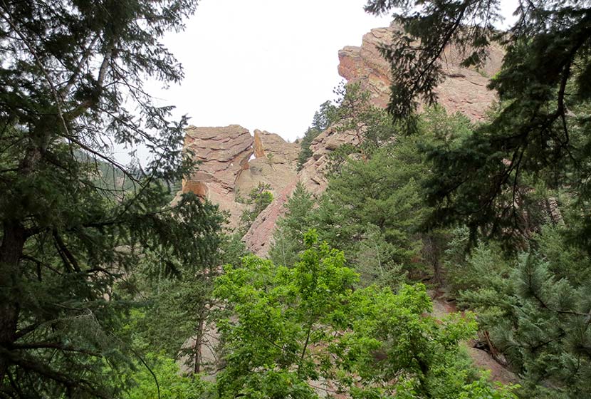 flatirons through bluebell canyon on royal arch trail